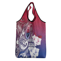 Guam Gadao Grocery Bag Hafa Adai Micronesian Tribal Pattern LT05 - Polynesian Pride