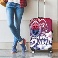 Guam Gadao Luggage Cover Hafa Adai Micronesian Tribal Pattern