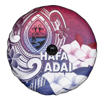 Guam Gadao Spare Tire Cover Hafa Adai Micronesian Tribal Pattern