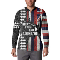 Hawaii 1959 Statehood Day Button Sweatshirt Classic Style