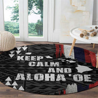 Hawaii 1959 Statehood Day Round Carpet Classic Style