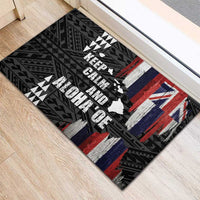 Hawaii 1959 Statehood Day Rubber Doormat Classic Style