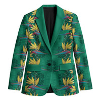 Hawaii Waikiki King Blazer Green Quilt With Pua Manu