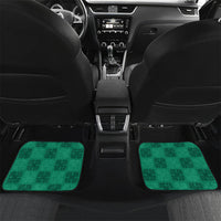 Hawaii Waikiki King Car Mats Green Quilt With Pua Manu