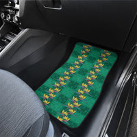 Hawaii Waikiki King Car Mats Green Quilt With Pua Manu
