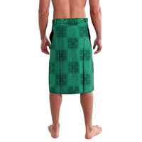 Hawaii Waikiki King Lavalava Green Quilt With Pua Manu