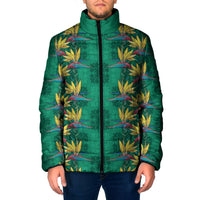 Hawaii Waikiki King Padded Jacket Green Quilt With Pua Manu