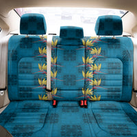 Hawaii Waikiki King Back Car Seat Cover Blue Quilt With Pua Manu