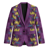 Hawaii Waikiki King Blazer Purple Quilt With Pua Manu