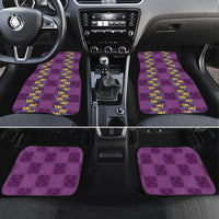 Hawaii Waikiki King Car Mats Purple Quilt With Pua Manu