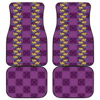 Hawaii Waikiki King Car Mats Purple Quilt With Pua Manu