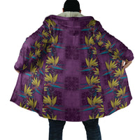 Hawaii Waikiki King Cloak Purple Quilt With Pua Manu