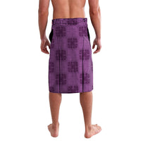 Hawaii Waikiki King Lavalava Purple Quilt With Pua Manu