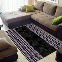 Hawaii Queen Liliuokalani Area Rug Hawaiian Lei Pua Kalaunu