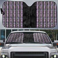 Hawaii Queen Liliuokalani Auto Sun Shade Hawaiian Lei Pua Kalaunu