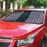 Hawaii Queen Liliuokalani Auto Sun Shade Hawaiian Lei Pua Kalaunu