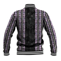 Hawaii Queen Liliuokalani Baseball Jacket Hawaiian Lei Pua Kalaunu