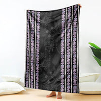 Hawaii Queen Liliuokalani Blanket Hawaiian Lei Pua Kalaunu