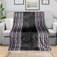 Hawaii Queen Liliuokalani Blanket Hawaiian Lei Pua Kalaunu