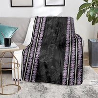 Hawaii Queen Liliuokalani Blanket Hawaiian Lei Pua Kalaunu