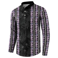 Hawaii Queen Liliuokalani Button Sweatshirt Hawaiian Lei Pua Kalaunu