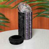 Hawaii Queen Liliuokalani 4 in 1 Can Cooler Tumbler Hawaiian Lei Pua Kalaunu