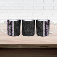 Hawaii Queen Liliuokalani Ceramic Mug Hawaiian Lei Pua Kalaunu