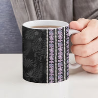 Hawaii Queen Liliuokalani Ceramic Mug Hawaiian Lei Pua Kalaunu