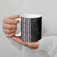 Hawaii Queen Liliuokalani Ceramic Mug Hawaiian Lei Pua Kalaunu