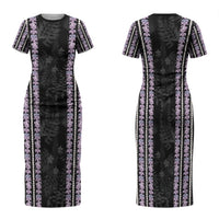 Hawaii Queen Liliuokalani Family Matching Short Sleeve Bodycon Dress and Hawaiian Shirt Hawaiian Lei Pua Kalaunu