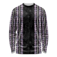Hawaii Queen Liliuokalani Long Sleeve Shirt Hawaiian Lei Pua Kalaunu