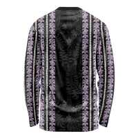 Hawaii Queen Liliuokalani Long Sleeve Shirt Hawaiian Lei Pua Kalaunu