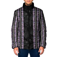 Hawaii Queen Liliuokalani Padded Jacket Hawaiian Lei Pua Kalaunu