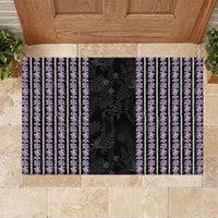 Hawaii Queen Liliuokalani Rubber Doormat Hawaiian Lei Pua Kalaunu