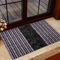 Hawaii Queen Liliuokalani Rubber Doormat Hawaiian Lei Pua Kalaunu