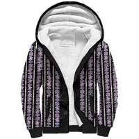 Hawaii Queen Liliuokalani Sherpa Hoodie Hawaiian Lei Pua Kalaunu