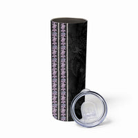 Hawaii Queen Liliuokalani Skinny Tumbler Hawaiian Lei Pua Kalaunu