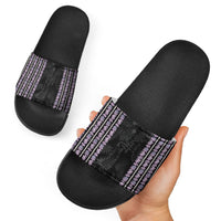 Hawaii Queen Liliuokalani Slide Sandals Hawaiian Lei Pua Kalaunu