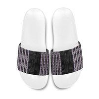 Hawaii Queen Liliuokalani Slide Sandals Hawaiian Lei Pua Kalaunu