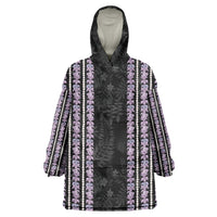 Hawaii Queen Liliuokalani Wearable Blanket Hoodie Hawaiian Lei Pua Kalaunu