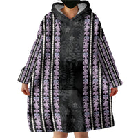 Hawaii Queen Liliuokalani Wearable Blanket Hoodie Hawaiian Lei Pua Kalaunu