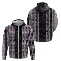 Hawaii Queen Liliuokalani Zip Hoodie Hawaiian Lei Pua Kalaunu