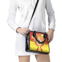 French Polynesia Christmas Shoulder Handbag Seashell Santa Beach Vibes - Polynesian Pride