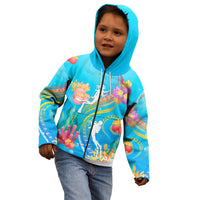 Under The Sea Scuba Diving Kid Hoodie Polynesian Pattern LT05 - Polynesian Pride