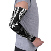 Personalised Remember Samoa Black Saturday Arm Sleeves Samoa Mo Samoa - Polynesian Pride