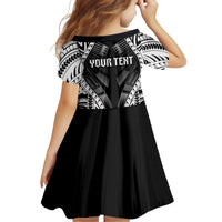 Personalised Remember Samoa Black Saturday Family Matching Long Sleeve Bodycon Dress and Hawaiian Shirt Samoa Mo Samoa - Polynesian Pride