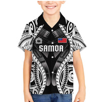 Personalised Remember Samoa Black Saturday Family Matching Mermaid Dress and Hawaiian Shirt Samoa Mo Samoa - Polynesian Pride