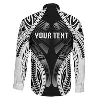 Personalised Remember Samoa Black Saturday Family Matching Short Sleeve Bodycon Dress and Hawaiian Shirt Samoa Mo Samoa - Polynesian Pride