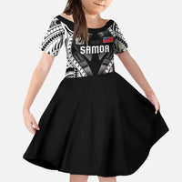 Personalised Remember Samoa Black Saturday Family Matching Summer Maxi Dress and Hawaiian Shirt Samoa Mo Samoa - Polynesian Pride