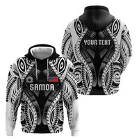 Personalised Remember Samoa Black Saturday Hoodie Samoa Mo Samoa - Polynesian Pride